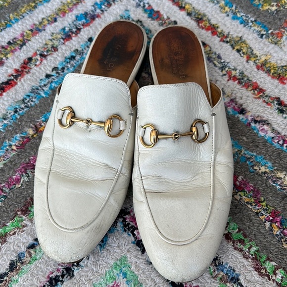Gucci Princetown Loafer- White - Picture 1 of 15